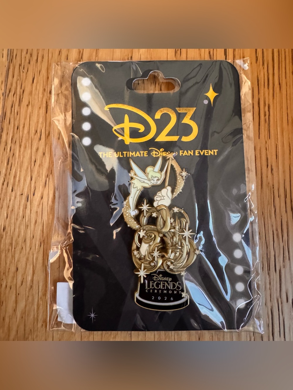 D23 THE ULTIMATE DISNEY FAN EVENT HONDA CENTER LEGENDS TROPHY TINKER BELL PIN